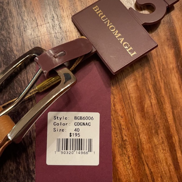 Brunomagli Cognac Men’s So Gorgeous Belt - Picture 7 of 8